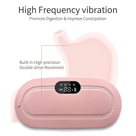 period cramp relief massager with heating pad for back pain