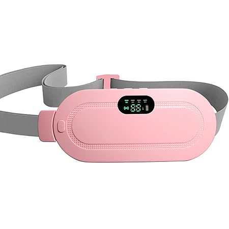 period cramp relief massager with heating pad for back pain